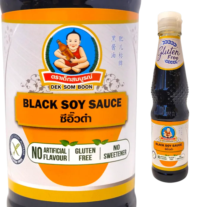 GLUTEN FREE BLACK SOY SAUCE - 420 GR