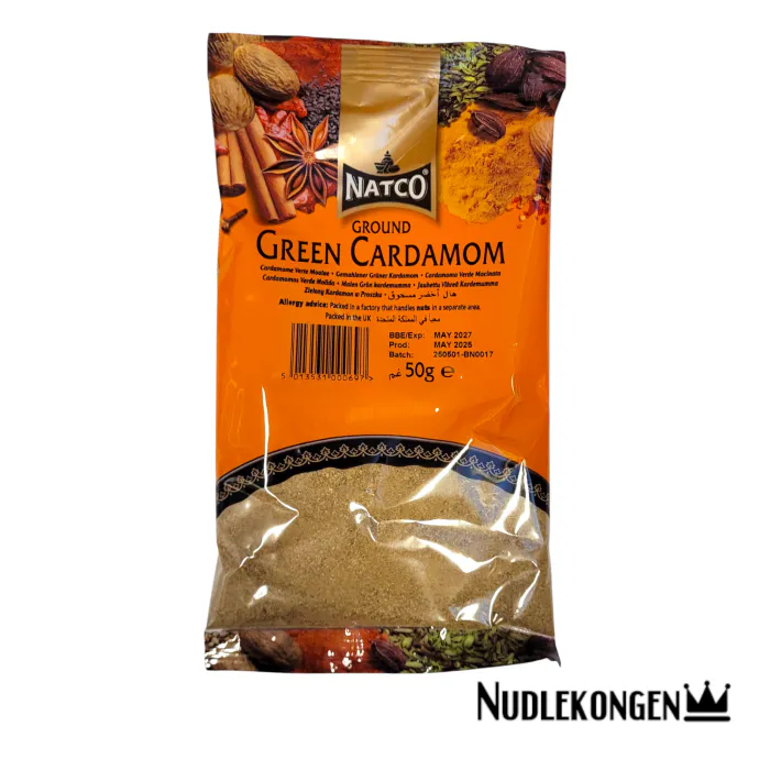 MALT GRØNN KARDEMOMME - 50 GR