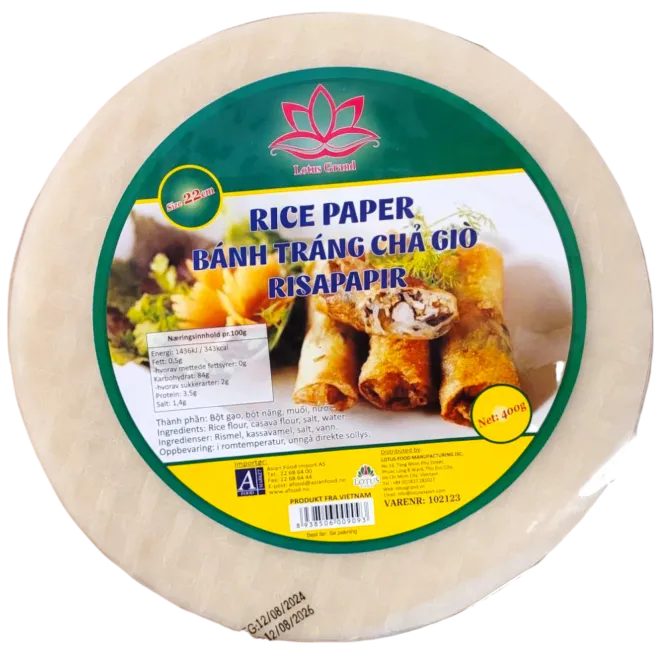 Hovedbilde RICE PAPER FOR SPRINGROLL - 22 CM