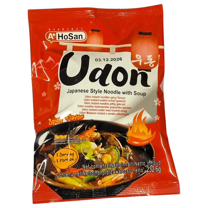 UDON NOODLE W. SOUP - SPICY FLV. - 232 GR